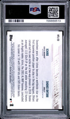 2019 Topps Historic Through Lines Shohei Ohtani #HTL23 PSA 10 – back of graded card