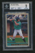 2000 Topps Traded Miguel Cabrera #T40 RC BGS 9 – front of graded card